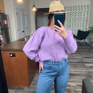 Lilac Knit Sweater